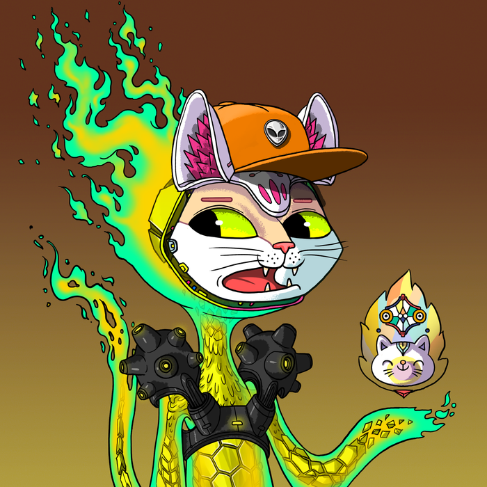 Alien Cat #3573