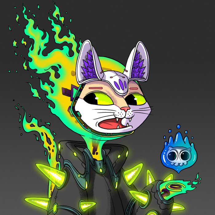 Alien Cat #9590