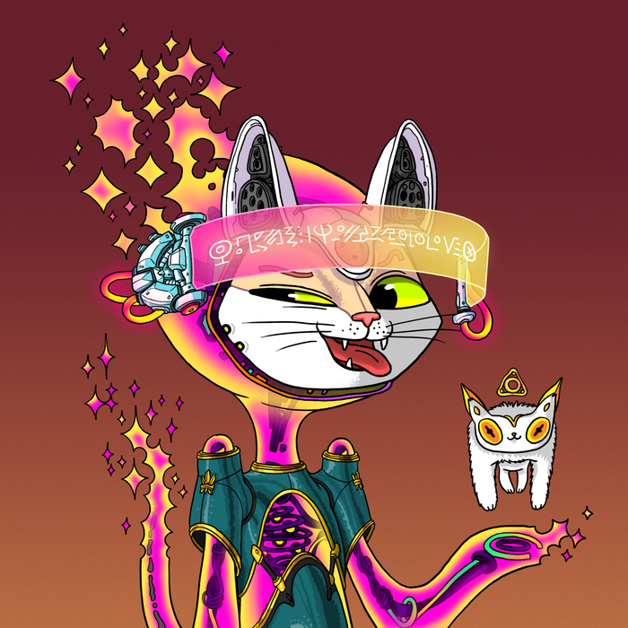 Alien Cat #8045